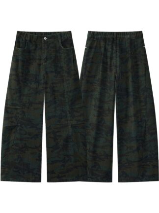 Winter loose wide leg casual pants and floor pants