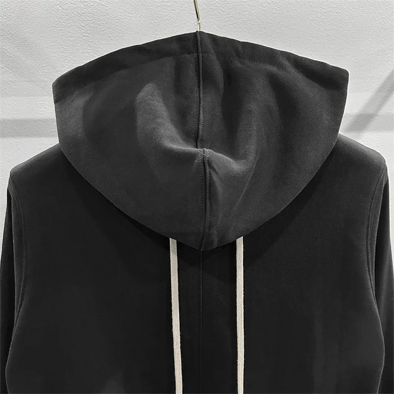 Solid drawstring base hoodie sweatshirt - Image 6
