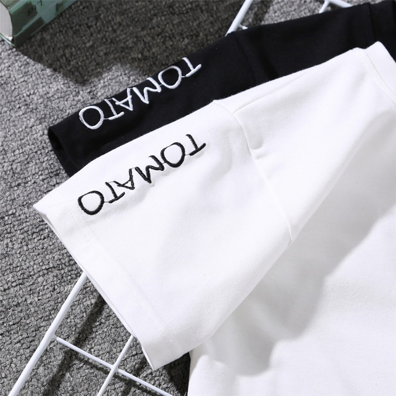 Summer Couples Lovers T-Shirt For Women Casual White Tops Tshirt Women T Shirt Love Heart Embroidery Print T-Shirt Female - Image 5