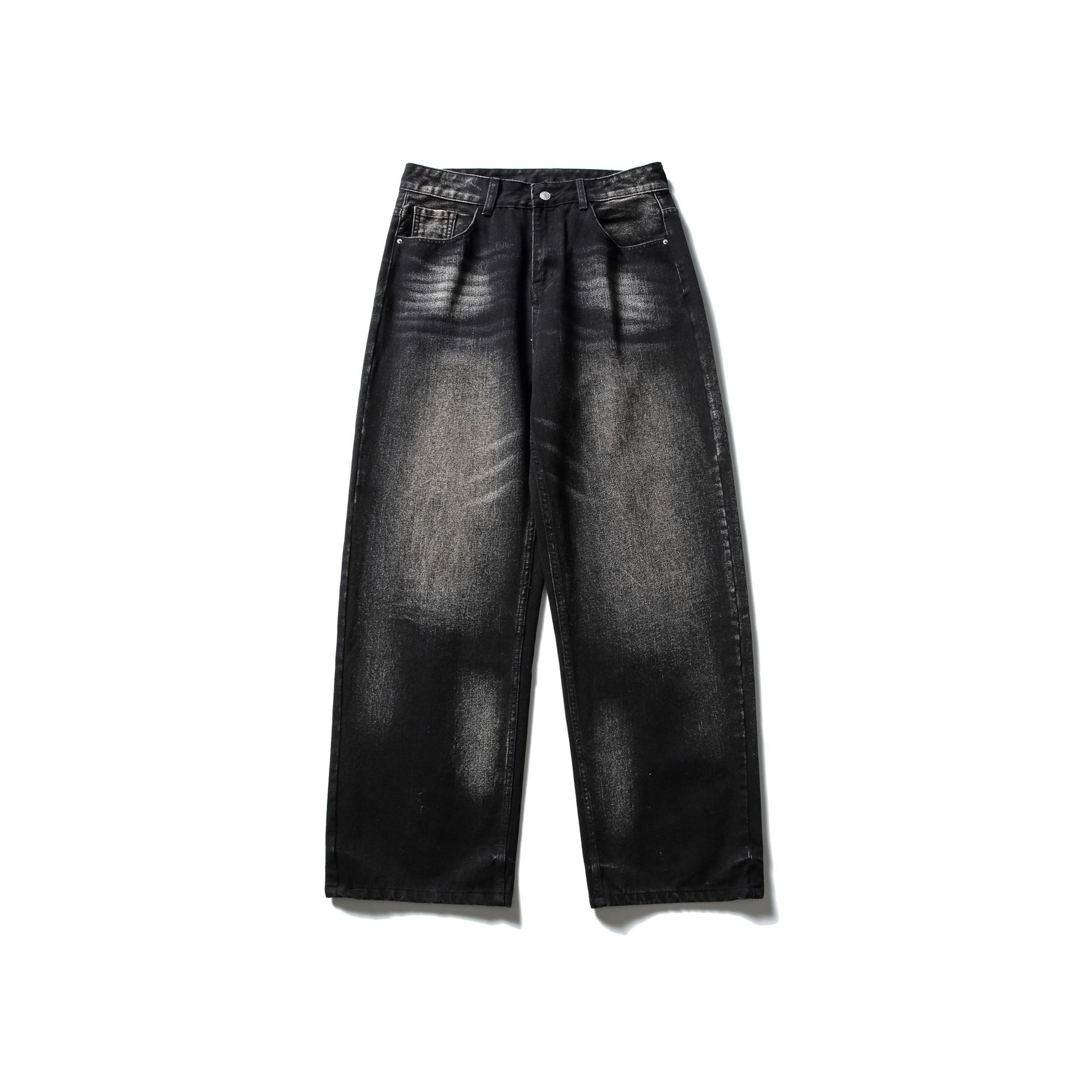 Denim Pants Men Loose Straight Leg Wide Leg Long Pants - Image 6