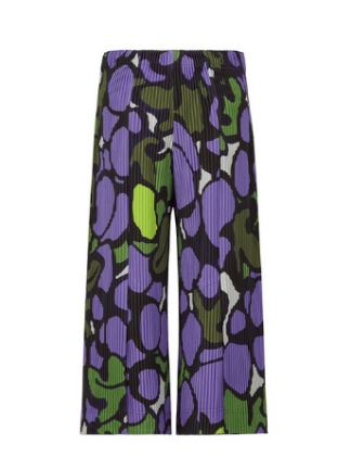 Men's Summer All-Match Wide Leg Pants Casual Wide Hip Hop Pleated Cropped