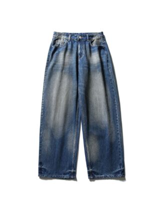 Denim Pants Men Loose Straight Leg Wide Leg Long Pants