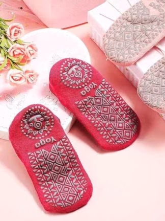Women Printed Ribbed No-Show Socks