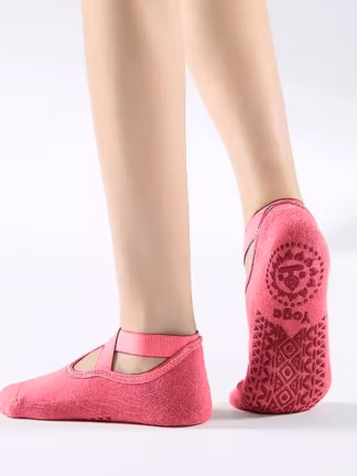 Indian SocksWomen Printed Socks with Cross Strap