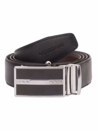 Men Reversible Belt with Buckle Closure