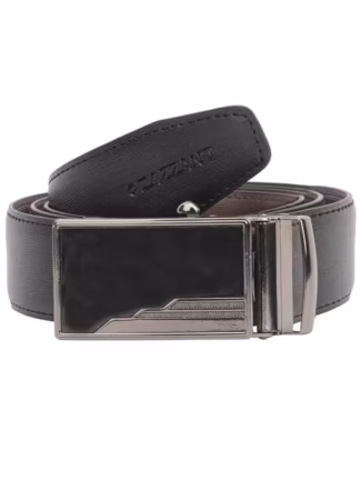 Men Reversible Belt with Buckle Closure