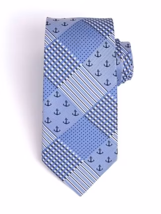 Men Checked Formal Tie